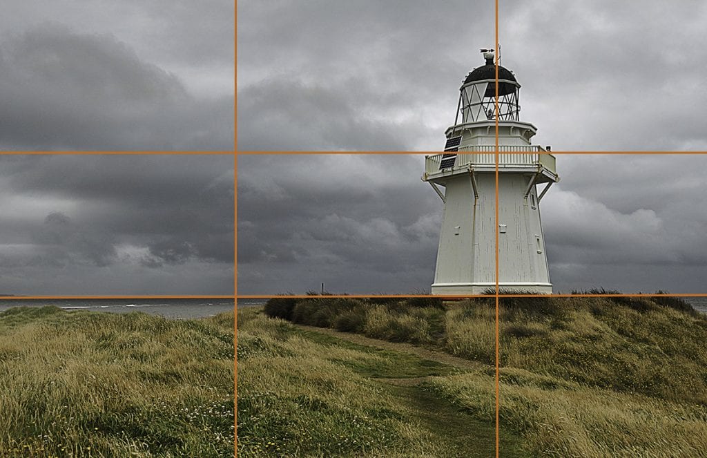 New Zealand- lighthouse rule of thirds