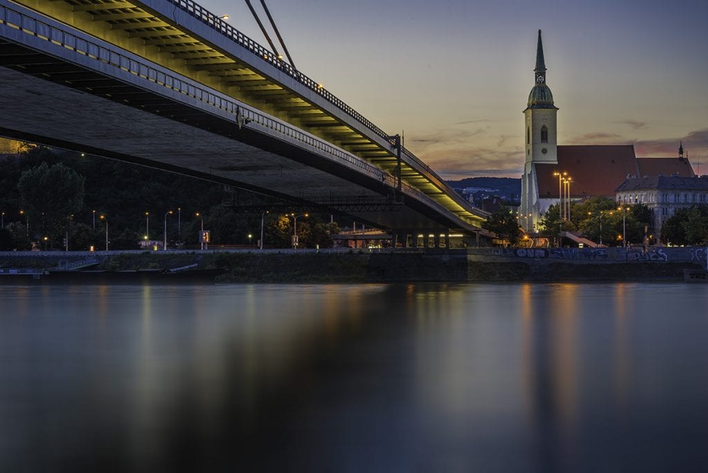 Cityscape bratislava architecture photo