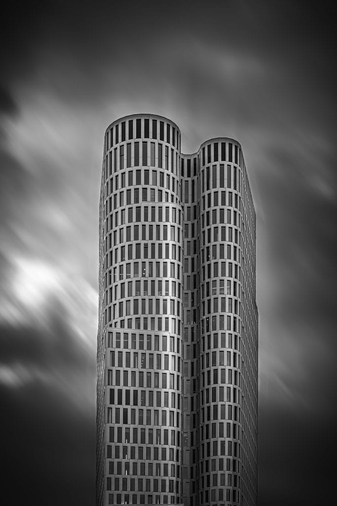 Black and white architectural photography berlin