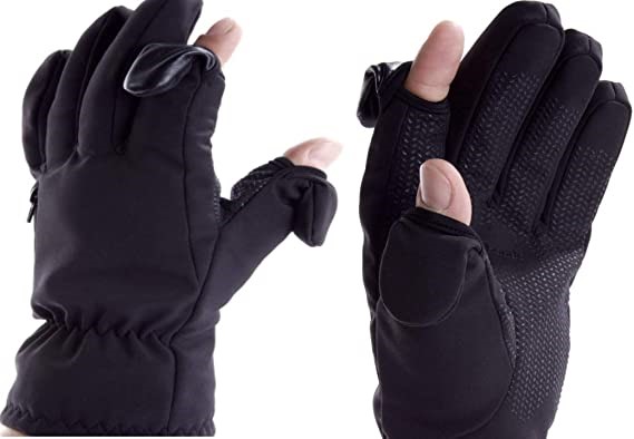 gloves with removable fingertips