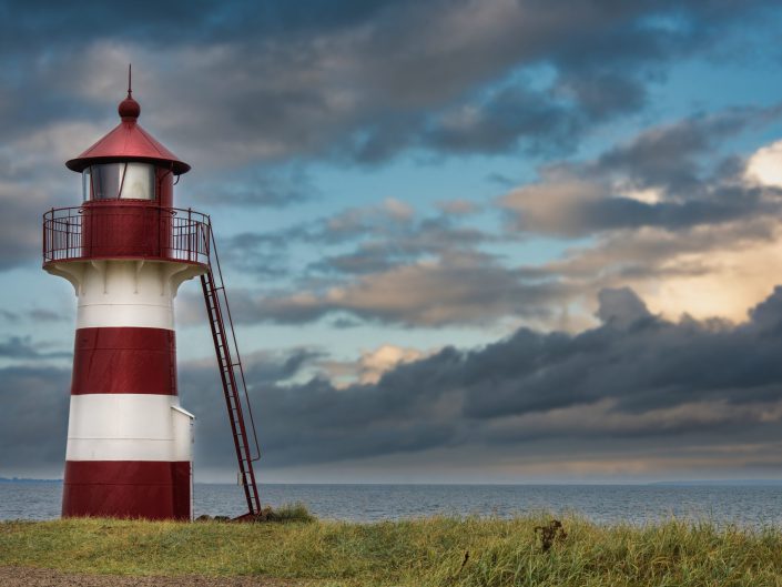 Landscape photo of a lighthouse in Denmark