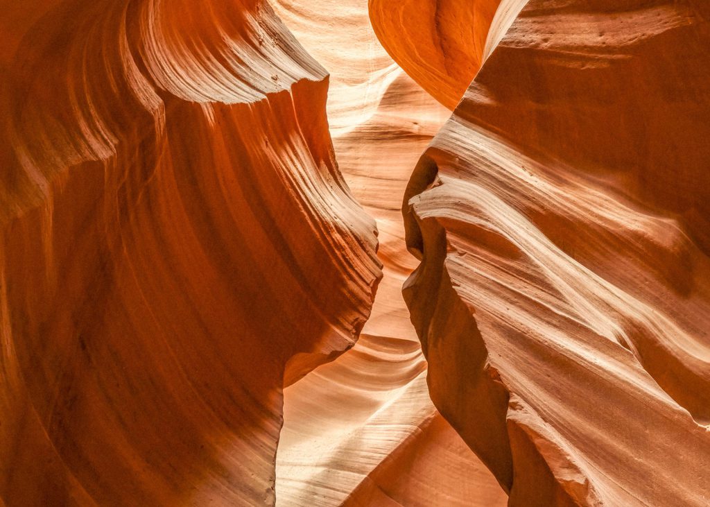 landscape photo in the Antelope Canyon