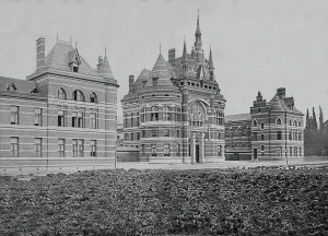 photo of historic building after photo restoration